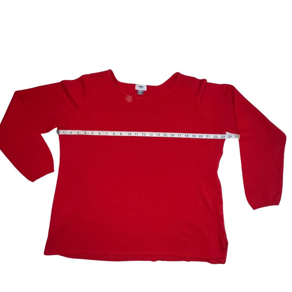Old Navy Sweater Lot Womens XXL Blue Red Black Crewneck Preppy Tops School Shirt - Picture 10 of 16
